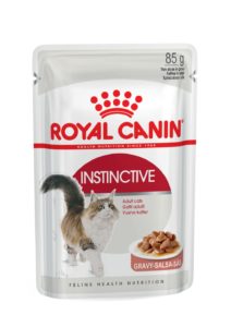 Instinctive in gravy pouch cat food