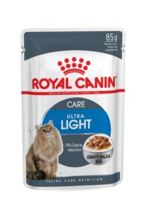 Ultra light care in gravy pouch cat food